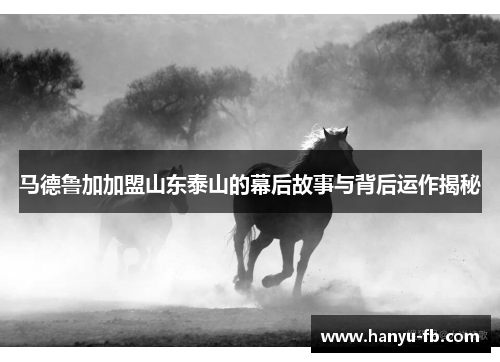 马德鲁加加盟山东泰山的幕后故事与背后运作揭秘