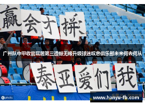 广州队中甲收官屈居第三遗憾无缘升级球迷叹息俱乐部未来何去何从